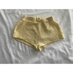 Modern Moments by Gerber Unisex Gauze Cotton BOHO Shorts Size 18M Yellow